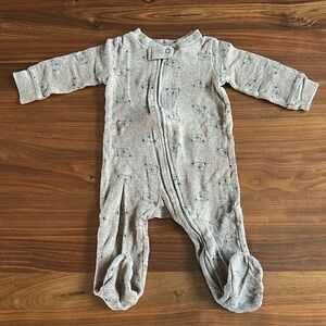 Carter's Brown Bear Print Footie One Piece